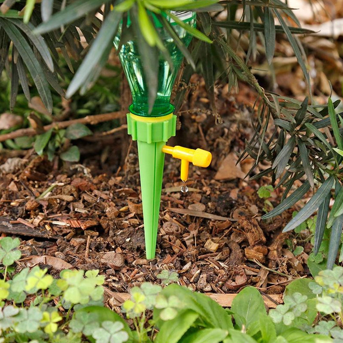 plant watering spikes, self watering spikes, garden watering stakes, plant waterer spikes,