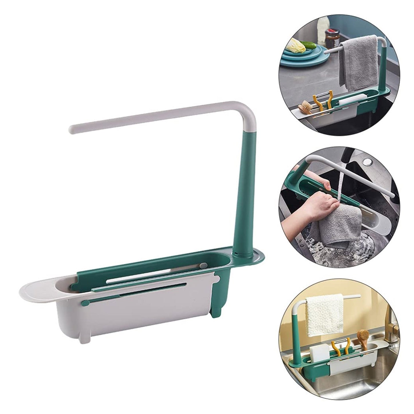 expandable kitchen rack, sink organizer shelf, drying basket for sink, plastic sink shelf, dishwashing rack, multipurpose sink caddy, kitchen storage rack