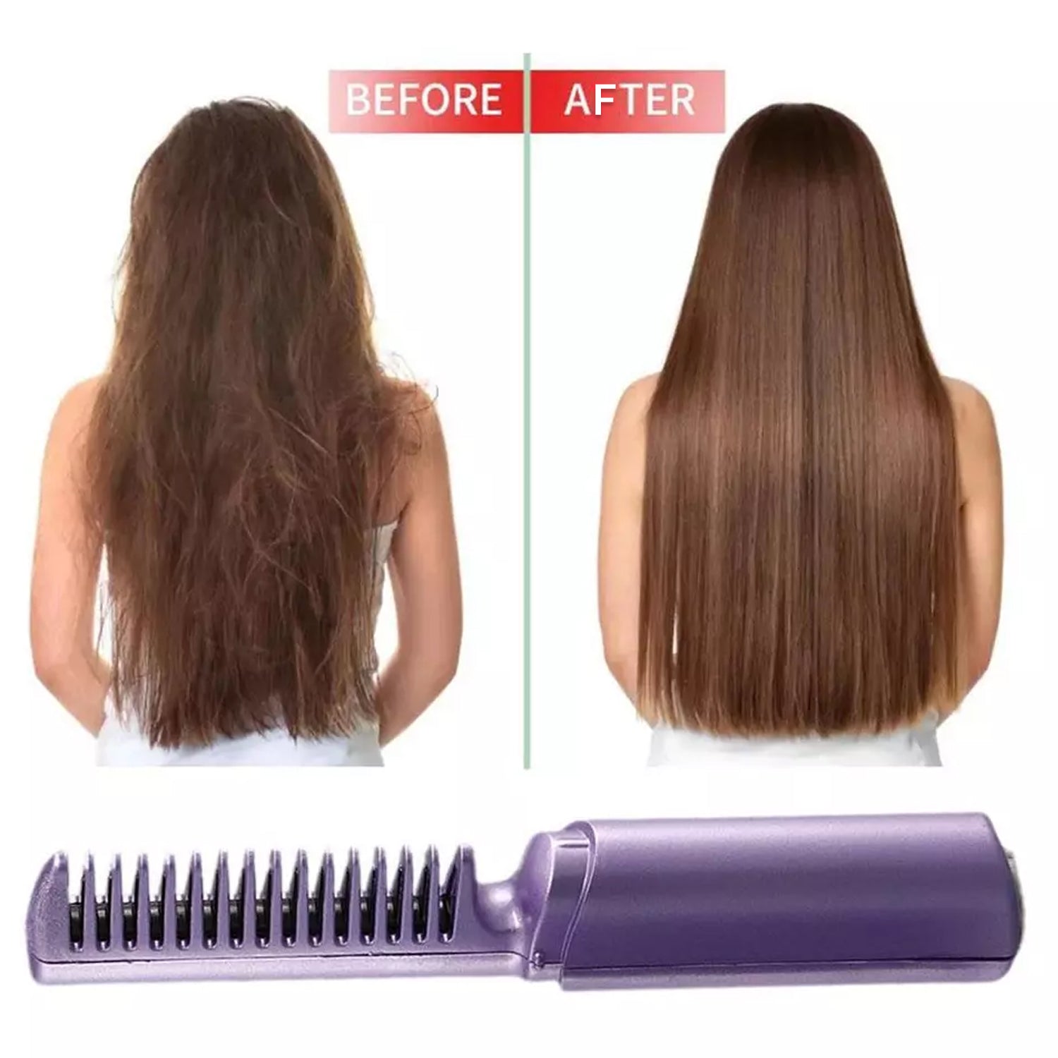  travel size hair straightener with battery, rechargeable hair styling tool for girls, quick heating flat brush for silky hair, cordless hair straightener for curly and thick hair, USB charging straightener for daily touch-up,