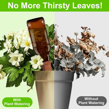 watering system for potted plants without electricity, adjustable plant watering spikes for daily use