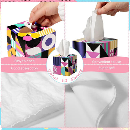 mini tissue box for kitchen and workspace, designer tissue holder box India, tissue cube with approx 50 tissues, cube shaped tissue paper box, tissue box for bedroom and living room,