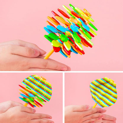 spin flower candy toy with rotating petals, colorful fidget spinner flower toy for kids, flower-shaped candy spinner toy for stress relief, fun rotating fidget spinner for children and adults, candy-themed flower spinner toy for play and focus