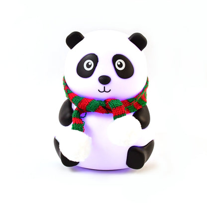 panda LED light for toddlers, child-safe night light with panda design