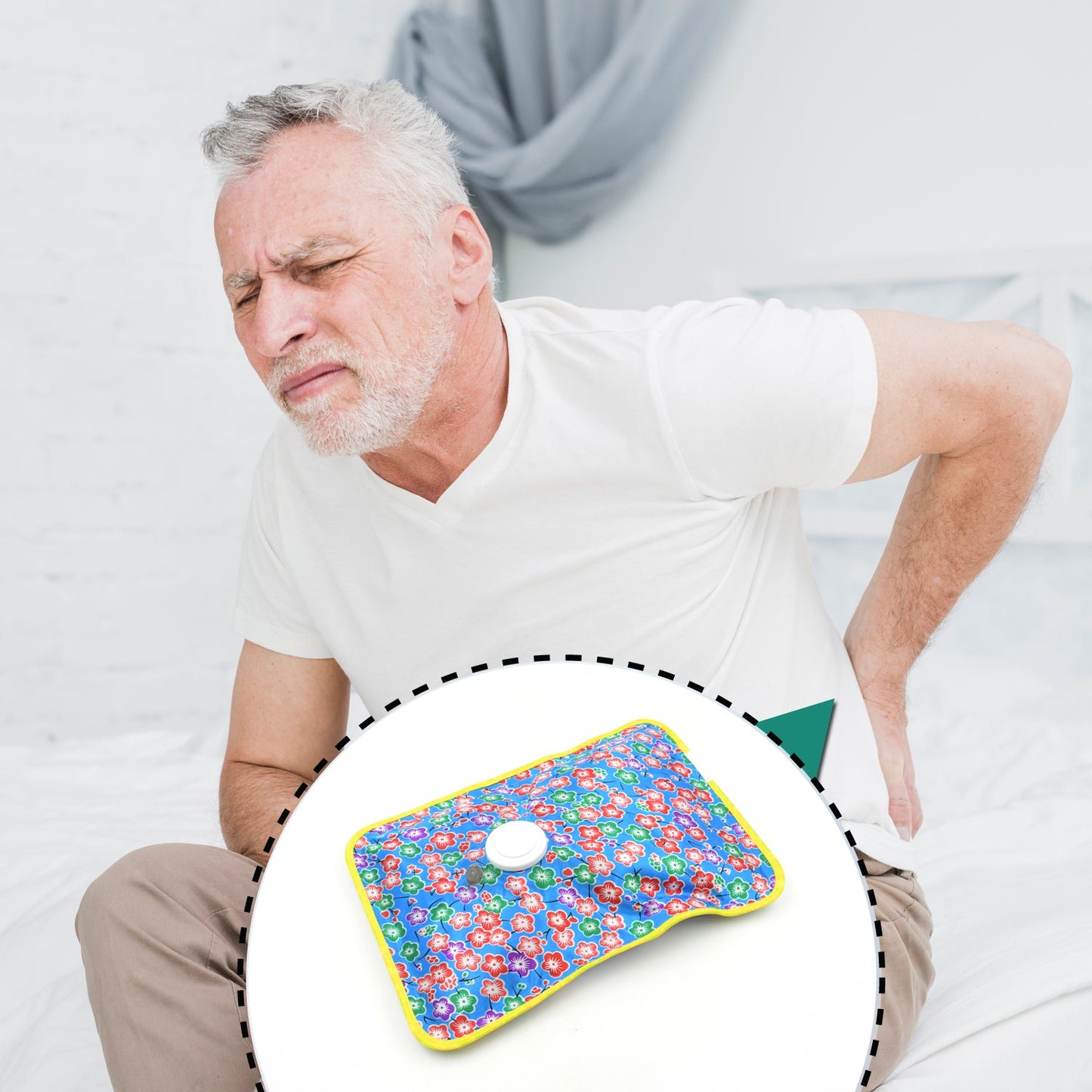 Hot water bag with electric feature, easy to use, electric hot water bag, rechargeable heating pad, pain relief hot pouch, no water hot bag, winter heating pad, joint pain heat pack, electric hot pouch
