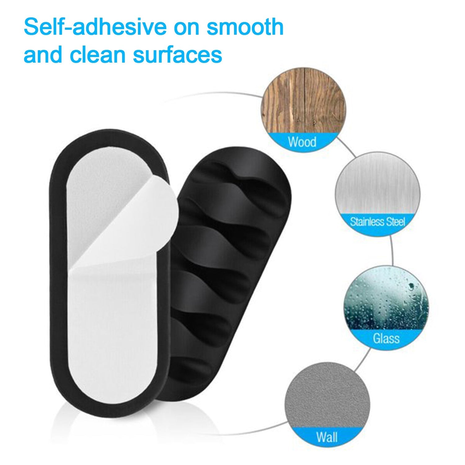 cable holder clips, wire organizer, desk cable clips, cable management, adhesive wire holders, cord supporter, cable clips black, cable holder for wall