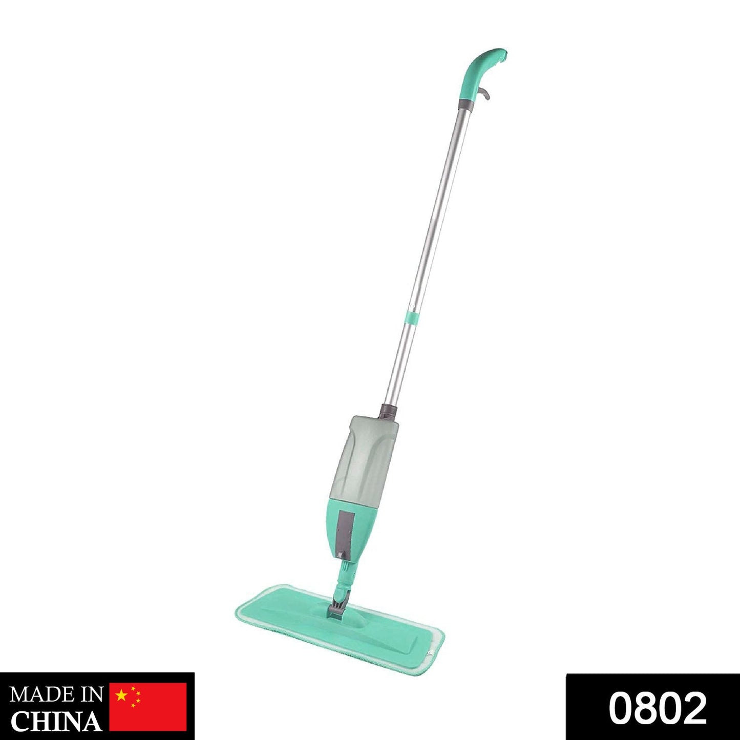 Mop with spray feature and washable cleaning pad, spray mop, floor cleaning mop, 360 rotating mop, microfiber mop, reusable mop, water spray mop, home cleaning tool, mop with spray bottle