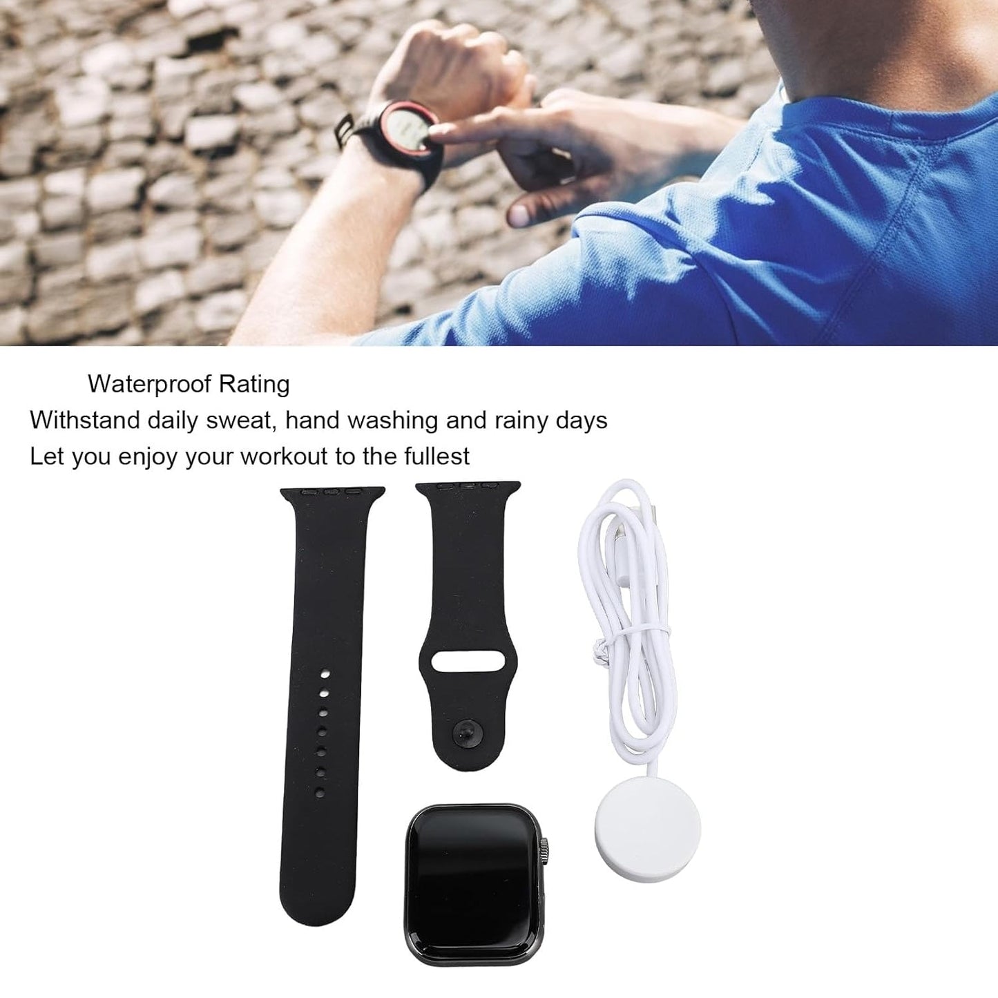 TX10 Pro Max smartwatch India, smartwatch with wireless charging and large display, TX10 smartwatch with health tracker, smartwatch with fitness and sleep monitoring,