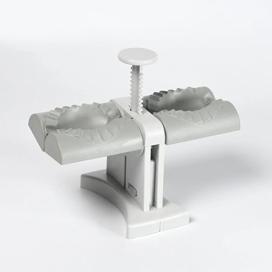 Double head dumpling maker mold for quick preparation, dumpling maker mold, double head dumpling press, momo maker tool, kitchen dumpling mold, gujiya press, easy dumpling maker, dumpling kitchen accessory