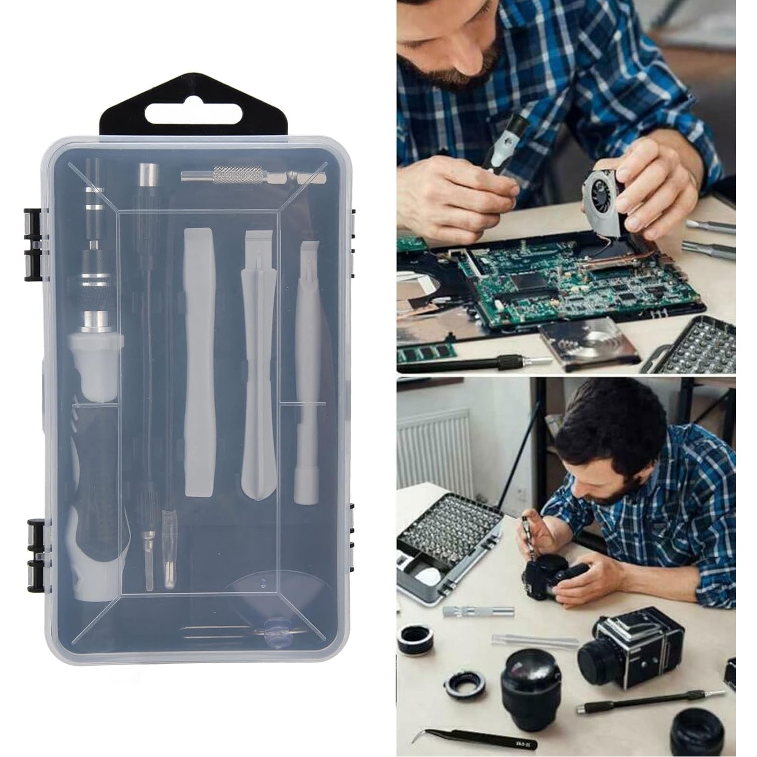  multi-bit repair kit for gadgets and devices, best DIY electronic repair tool kit, laptop and mobile screwdriver set with case, 