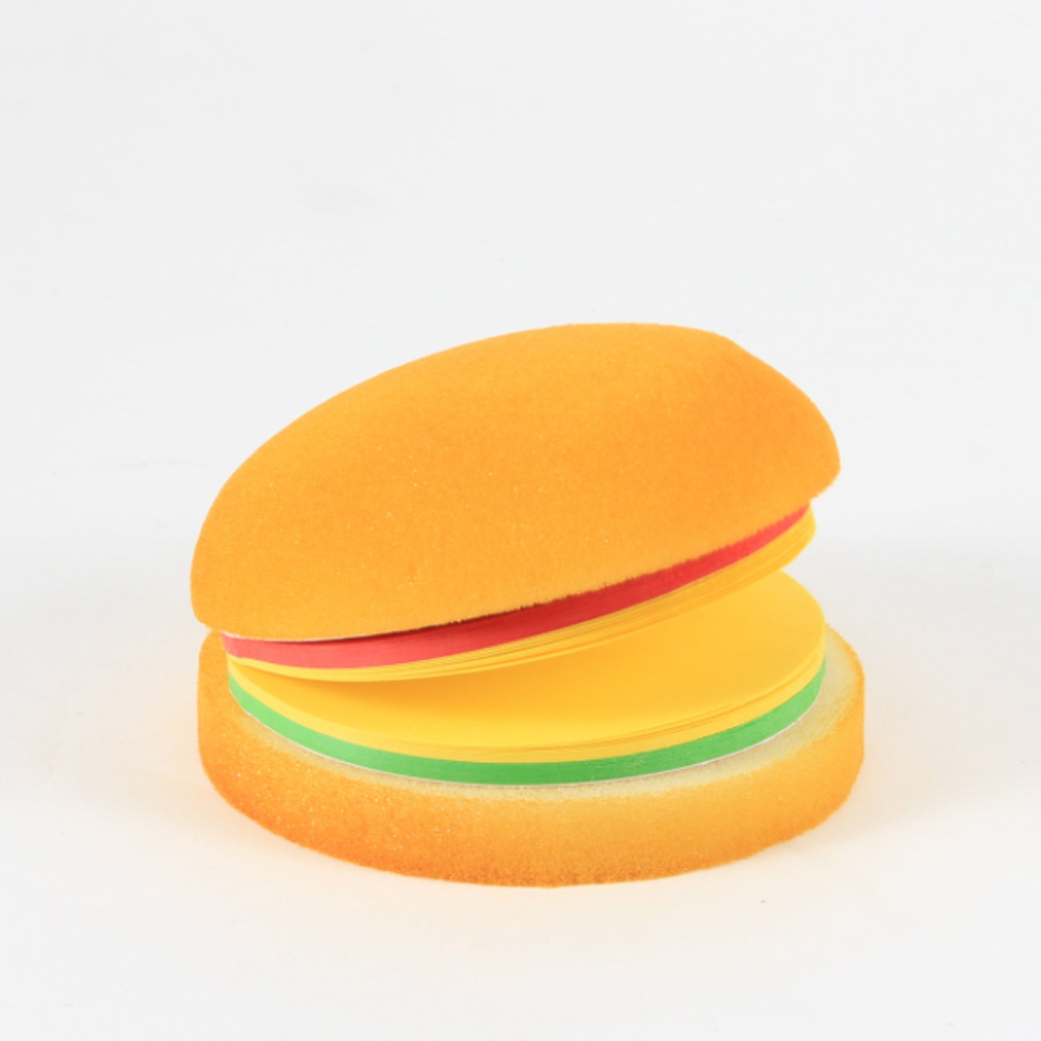 unique design sticky notes for home and school, compact burger memo pad for pocket and travel, adorable multicolor sticky note pad for creative minds