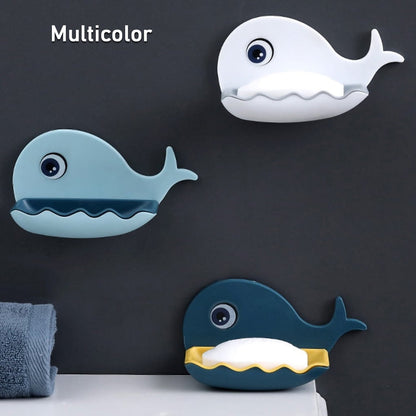 soap holder wall mounted, adhesive soap dish, bathroom soap stand, waterproof soap rack, fish shape sabundani, plastic soap container, kitchen soap holder