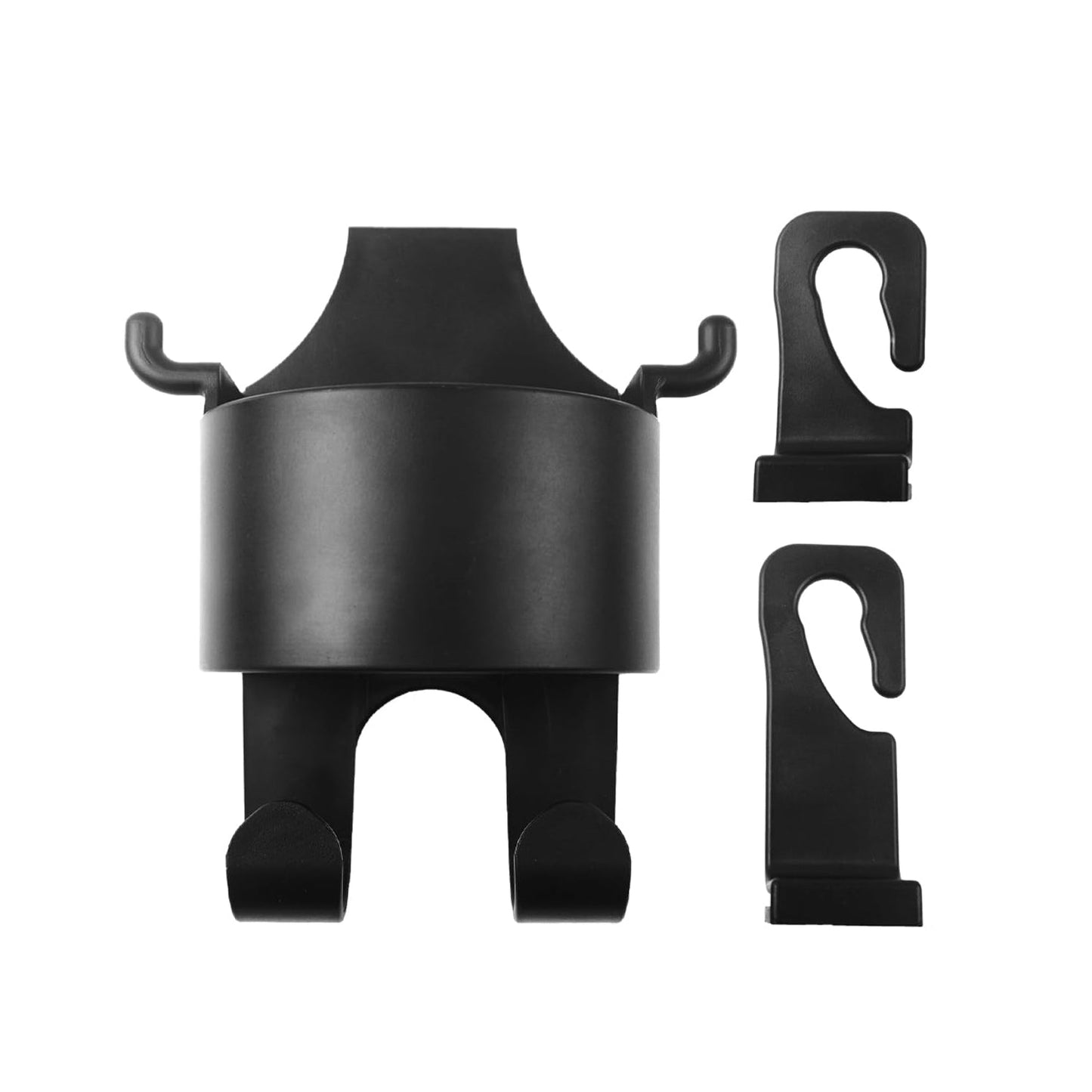 car seat organizer with phone holder India, 3-in-1 car headrest backseat storage accessory, back seat phone holder and hook combo, car organizer for family travel and road trips,