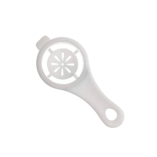 plastic egg yolk separator for clean egg white filtering, egg white and yolk separator tool for kitchen, easy to use egg separator with handle, BPA free egg filter tool for baking,