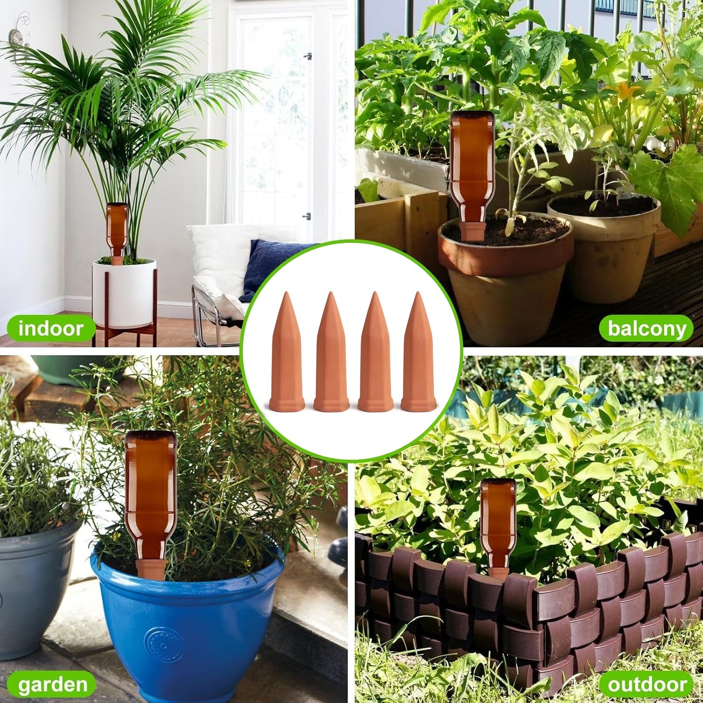 spike drip system for home garden, vacation plant watering solution India