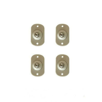 Mini swivel caster wheels with self adhesive backing. mini adhesive caster wheels, self-adhesive swivel wheels, storage box rollers, DIY caster wheels, furniture mini wheels, 360 rotation caster