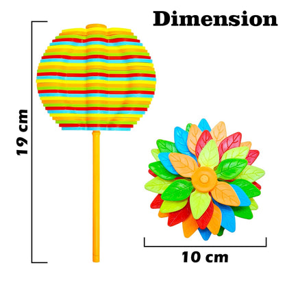 candy-inspired spinner for anxiety and stress control, safe and portable flower fidget toy for everyday play


