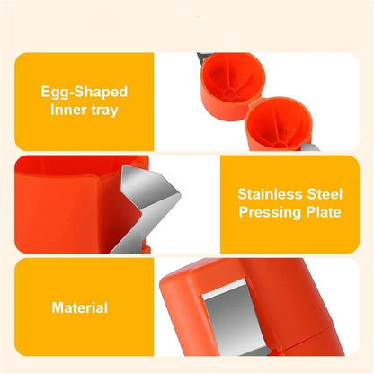 best egg shell cutter for clean cracking, tool for opening hard boiled eggs without mess,
