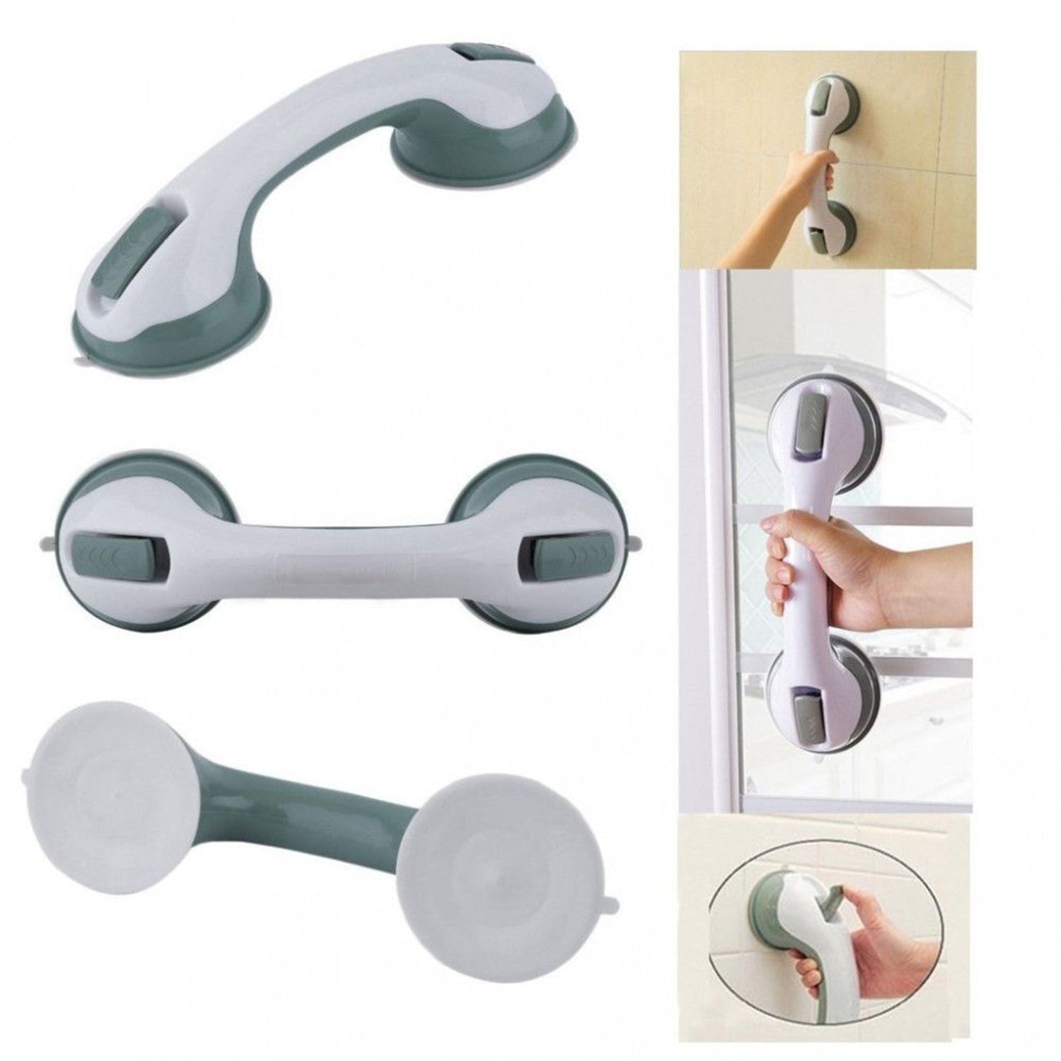 Ergonomic handle for door assistance. helping handle, vacuum grip handle, bathroom support bar, door support handle, suction handle for tiles, portable grip handle, support bar for elderly