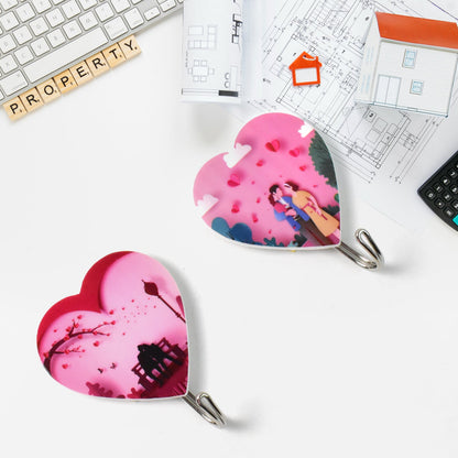 self adhesive wall hooks, waterproof wall hooks, heart shaped wall hooks, decorative wall hooks India, plastic adhesive hooks, strong adhesive hooks, bathroom wall hooks, cute wall hangers, kids room hooks, stylish wall hooks

