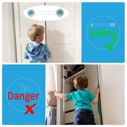 Baby safety strap lock, one piece, reliable. baby safety locks, child proof cabinet locks, drawer safety strap, fridge baby lock, toilet baby lock, baby proof home, 3M adhesive safety lock