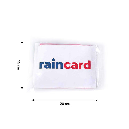 rain card pouch, mini rain poncho, disposable wallet raincoat
