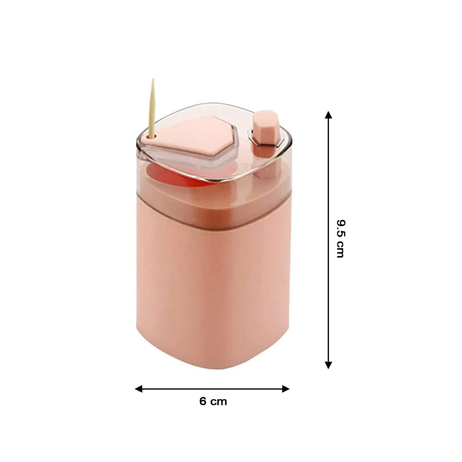 Novelty toothpick dispenser, automatic and safe container for kitchen or dining. toothpick holder, pop up toothpick dispenser, automatic toothpick box, kitchen toothpick container, restaurant table accessories, plastic toothpick holder