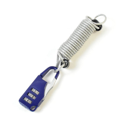 padlock with combination, dial padlock India, 3 digit lock, anti theft padlock, travel lock with cable, luggage padlock India, number lock for bags, cable padlock, combination padlock set, anti-theft lock India

