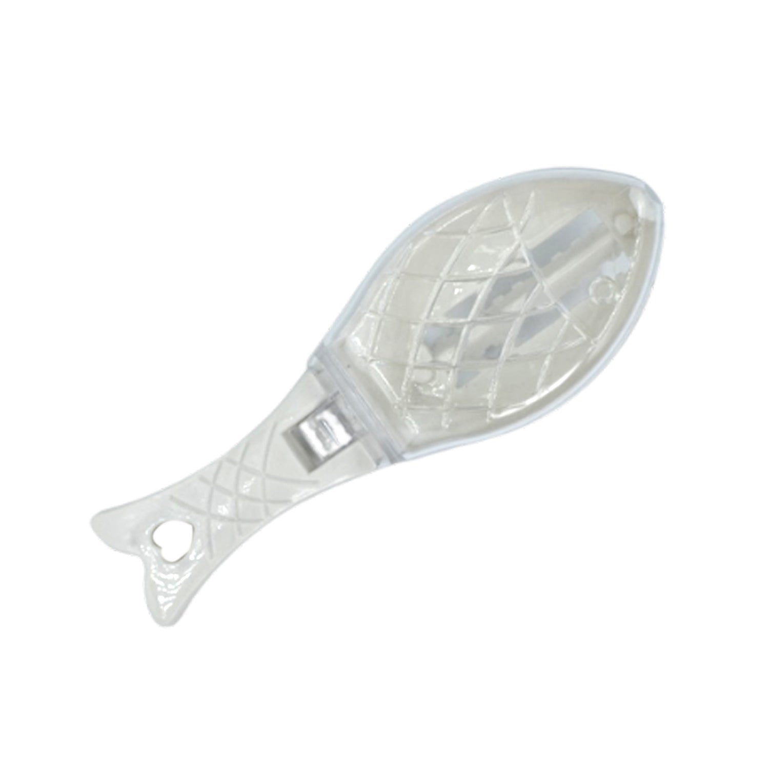 Durable fish scale peeler for kitchen use. fish scale scraper tool, fish descaler with lid, kitchen fish cleaning tool, fish scale remover scraper, plastic fish scaler, fish skin peeler, fish scale collector