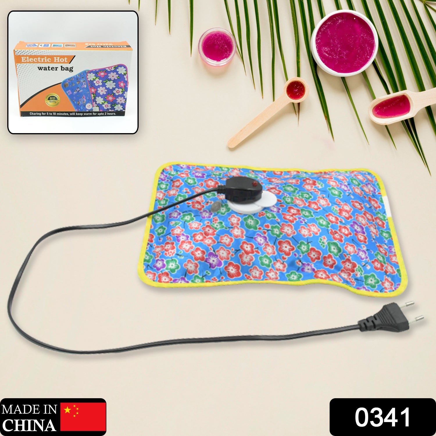 Hot water bag with electric heating, plush material, electric hot water bag, rechargeable heating pad, pain relief hot pouch, no water hot bag, winter heating pad, joint pain heat pack, electric hot pouch