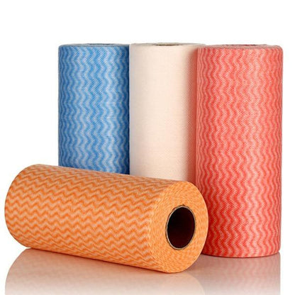 non woven disposable cleaning cloth India, handy tissue roll for kitchen cleaning, disposable cleaning wipes roll for household use,