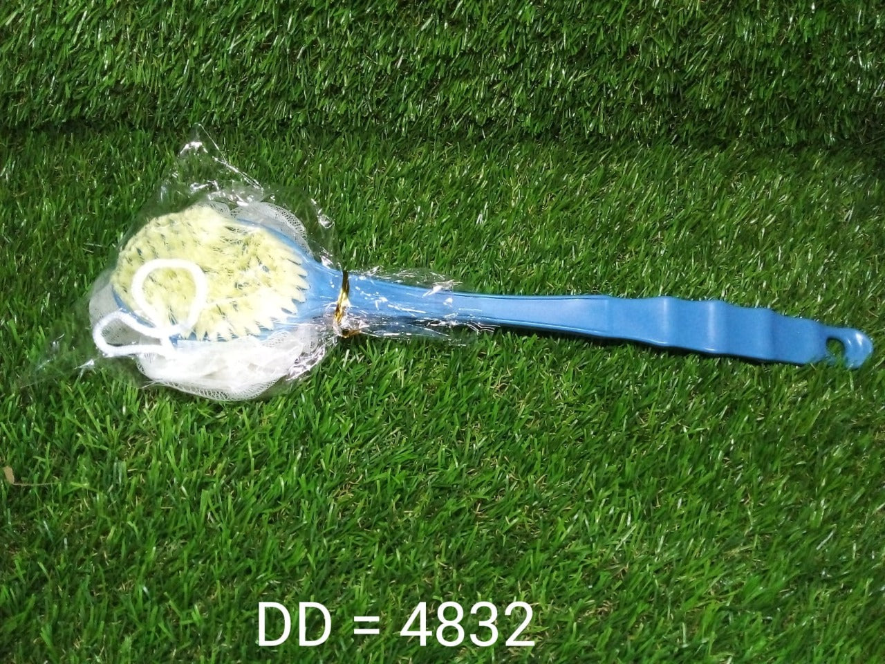 brush with long handle, long handle bath brush, back scrubber brush, 2-in-1 body brush, exfoliating bath brush, shower brush for body, soft bristle scrubber, bath massager brush