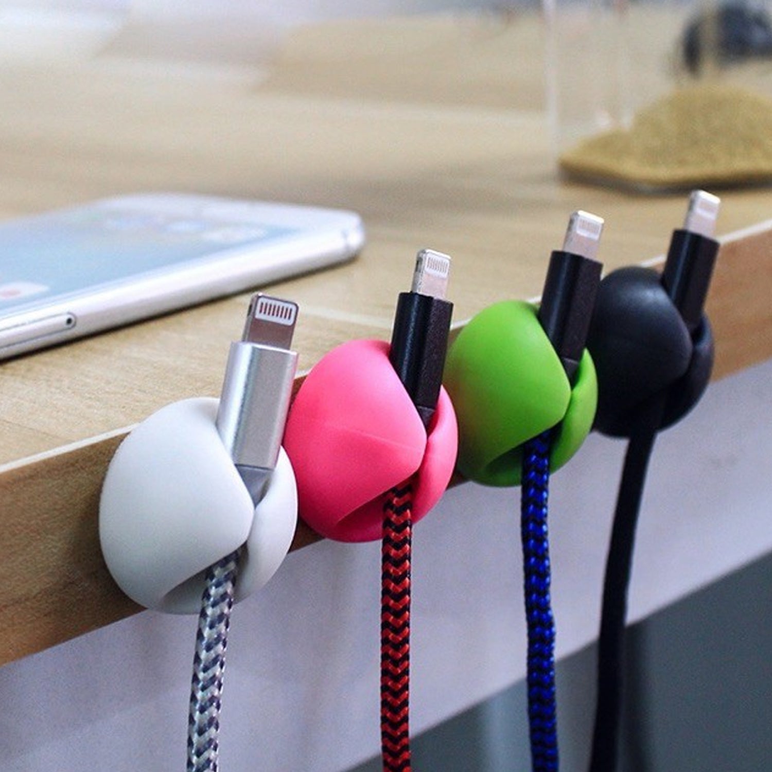 cable holder clips, wire organizer, desk cable clips, cable management, adhesive wire holders, cord supporter, cable clips black, cable holder for wall