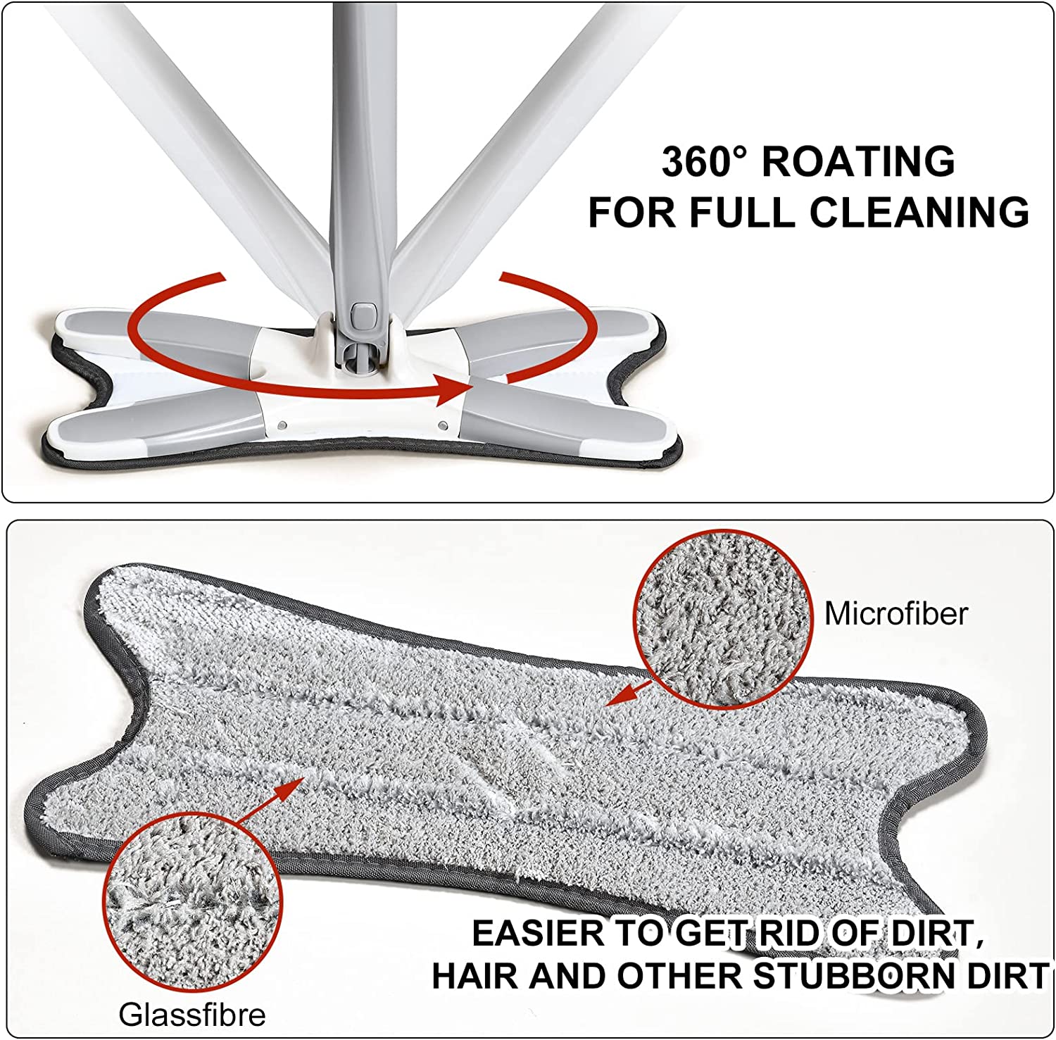 X shape floor mop, 360 degree flat mop, microfiber mop for home, hands-free mop, wet and dry floor cleaner, kitchen floor mop, squeeze mop, cleaning mop for tiles