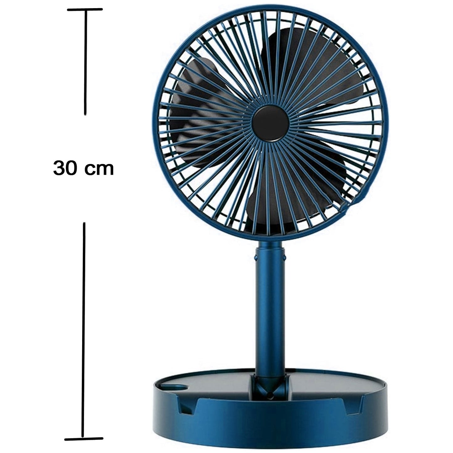 Silent Table Top Personal Fan for Bedside, Office Table (Battery Not Included), foldable desktop fan, USB table fan, telescopic fan, silent desk fan, portable travel fan, adjustable height fan, mini table fan, personal fan