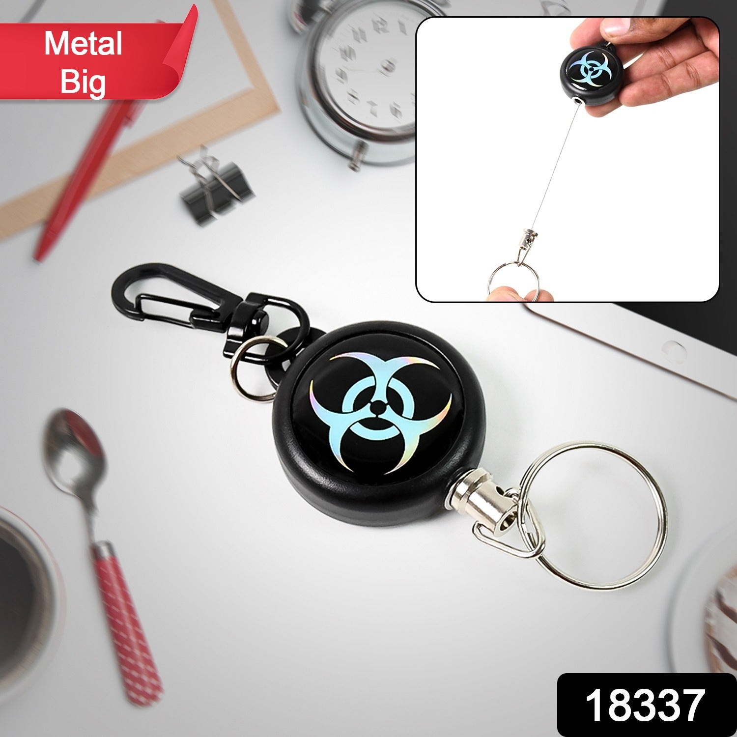 keychain with belt clip for easy access, heavy duty key holder with retractable cord, portable anti-theft key holder, keychain with pull cord for security, anti-lost keychain with reel for men and women, key holder for office, travel and outdoor use