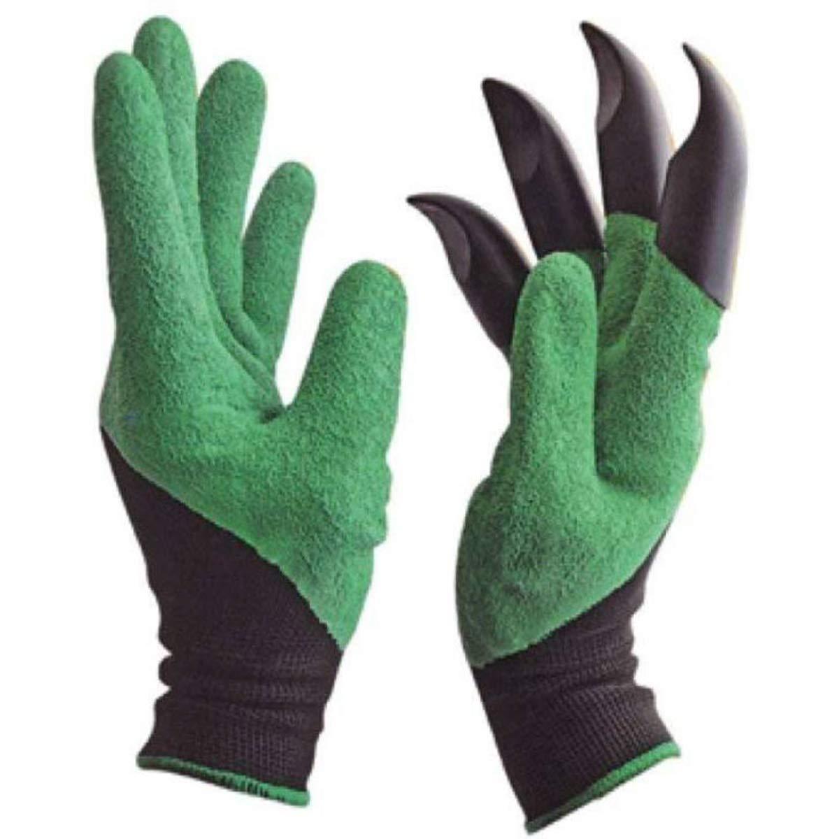 Garden gloves in a mix of vibrant colours. garden gloves with claws, gardening gloves waterproof, digging gloves, planting gloves, claw gloves for gardening, garden tools gloves, unisex garden gloves