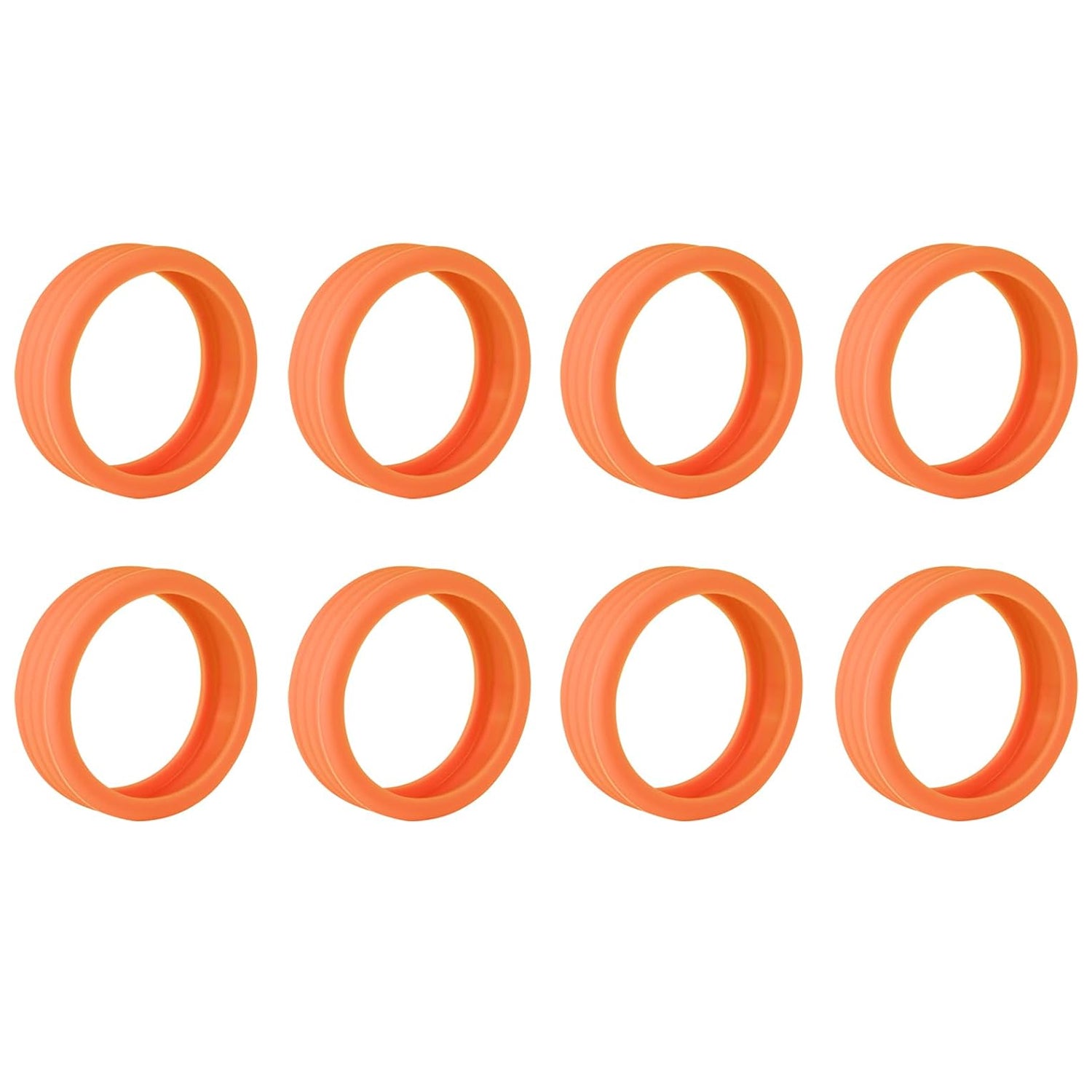 8 pc silicone luggage wheel covers noise reducing protective set, adjustable silicone wheel protector for spinner suitcase wheels