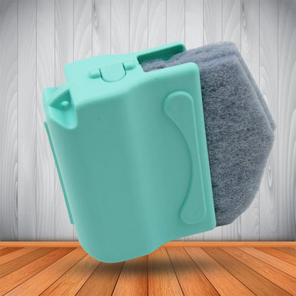 Handheld cleaner brush for window grooves. window groove cleaning brush, gap cleaning brush, handheld brush for corners, sliding door track cleaner, scouring pad brush, plastic cleaning brush, brush for vents, kitchen gap brush, window decontamination tool, narrow gap scrubber