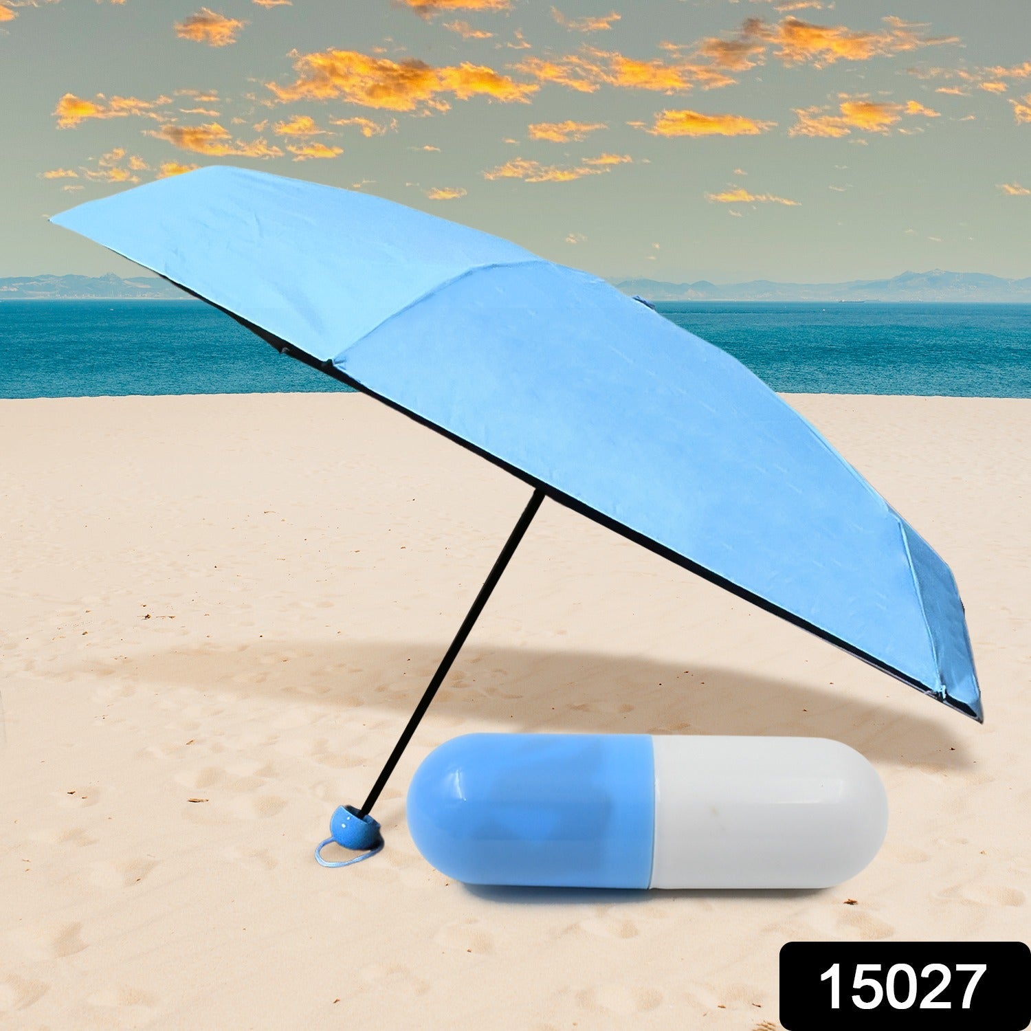 compact umbrella, 5 fold umbrella, travel umbrella, capsule umbrella, pocket umbrella, foldable travel umbrella, manual foldable umbrella

