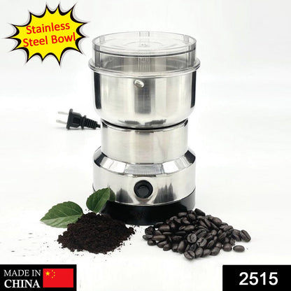 Multifunction mini electric smash machine. mini electric grinder, portable spice grinder, mixer grinder 150W, stainless steel grinder, dry masala grinder, coffee bean grinder, compact kitchen grinder