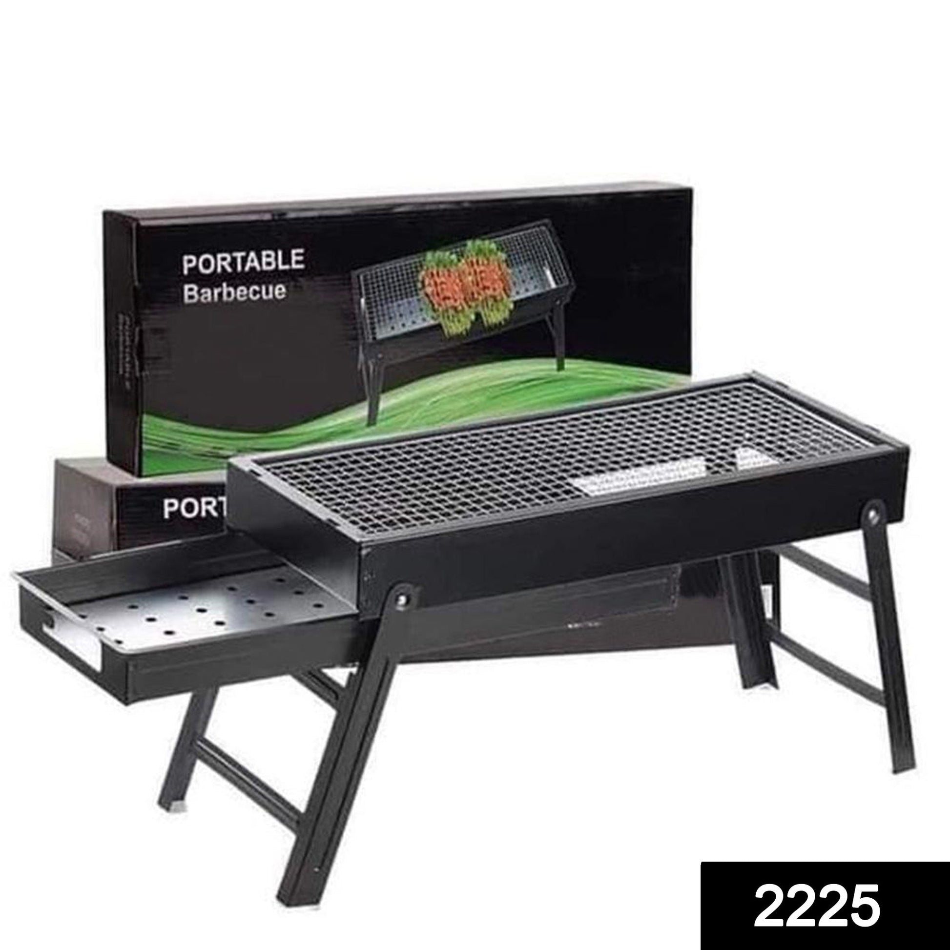 Compact folding barbecue grill for easy portability. portable charcoal grill, foldable BBQ grill, outdoor barbecue grill, camping grill, travel BBQ grill, garden charcoal stove, picnic BBQ setup