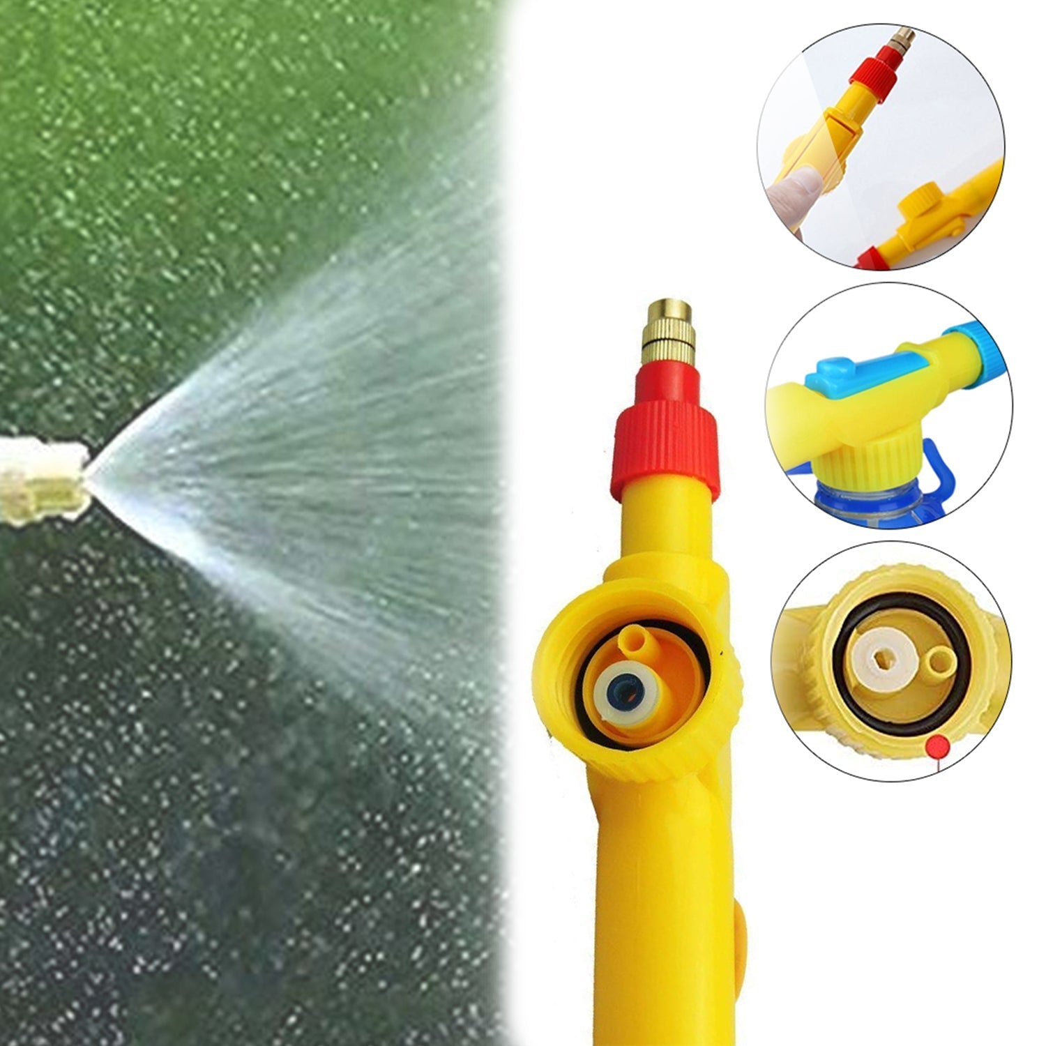 Adjustable sprayer for gardening and cleaning. adjustable nozzle sprayer, brass gardening sprayer, bottle spray connector, car wash handheld sprayer, garden spray tool, pump sprayer for plants