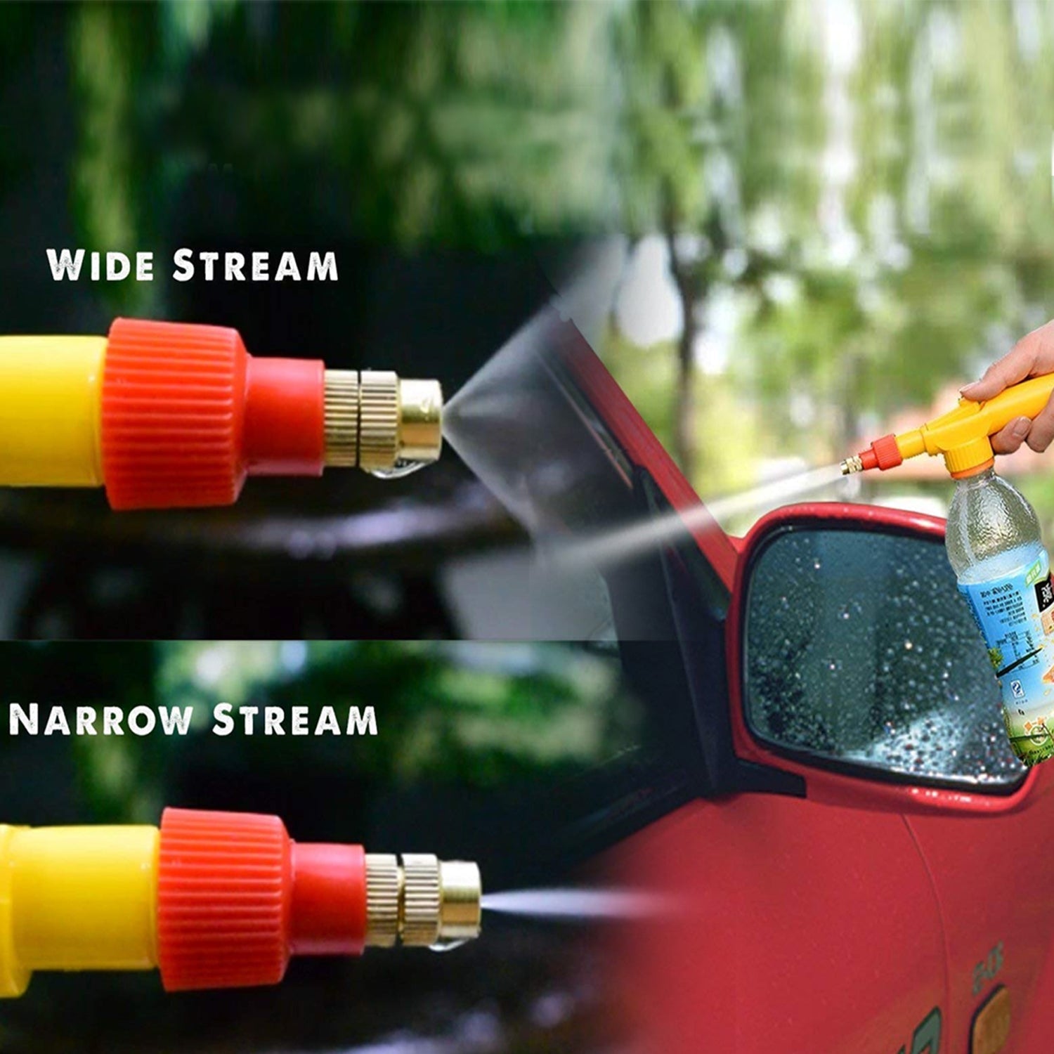 Pesticide bottle sprayer with adjustable settings. adjustable nozzle sprayer, brass gardening sprayer, bottle spray connector, car wash handheld sprayer, garden spray tool, pump sprayer for plants