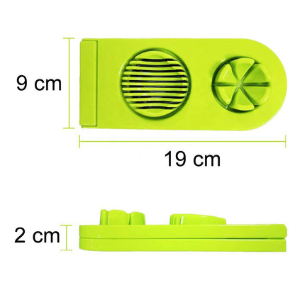 Egg slicer with segmented cutting functionality. egg slicer, stainless steel egg cutter, 2-in-1 egg slicer, kitchen egg cutter, mushroom slicer, egg cutter for salad, egg slicer for sandwich