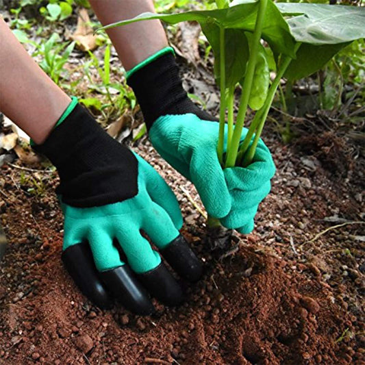 Colourful garden gloves for protection. garden gloves with claws, gardening gloves waterproof, digging gloves, planting gloves, claw gloves for gardening, garden tools gloves, unisex garden gloves