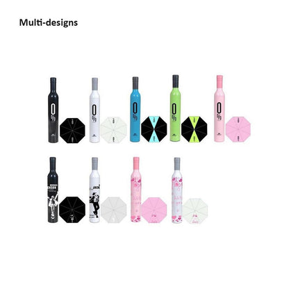 quirky umbrella for gifting women, bottle design umbrella for monsoon, portable mini umbrella for daily use