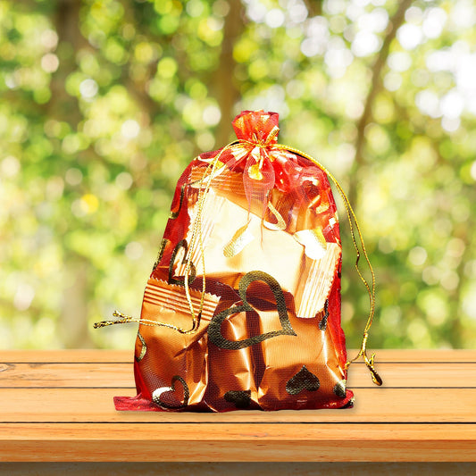 Net drawstring pouch for dry fruits packing, potli baba bag, net fabric pouch, dry fruit gift bag, organza pouch, wedding return gift pouch, Indian shagun potli, drawstring pouch, gift packing bag
