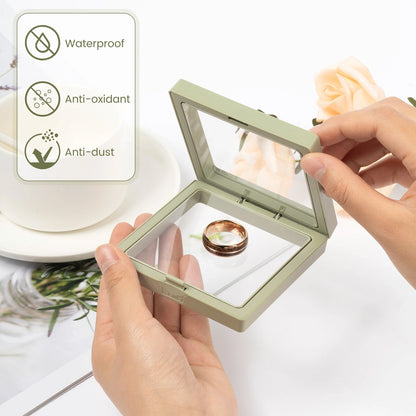 Compact jewelry box with anti scratch sealed protection
