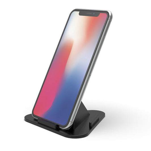 pyramid mobile stand adjustable at three angles, foldable pyramid phone holder duo pack, compact triangular desktop mobile stand, universal pyramid phone/tablet stand pack of two

