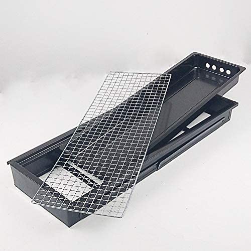 Lightweight folding BBQ grill for easy transport. portable charcoal grill, foldable BBQ grill, outdoor barbecue grill, camping grill, travel BBQ grill, garden charcoal stove, picnic BBQ setup